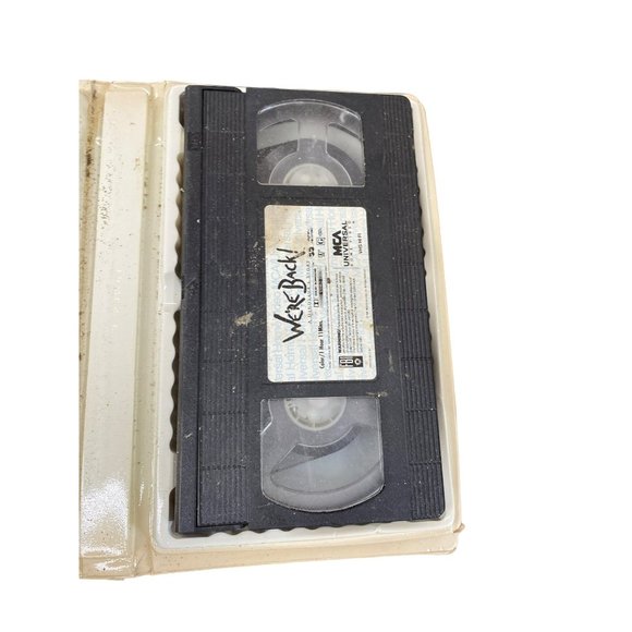 Vintage We're back VHS tape a Dinosaur cartoon movie - Picture 3 of 4